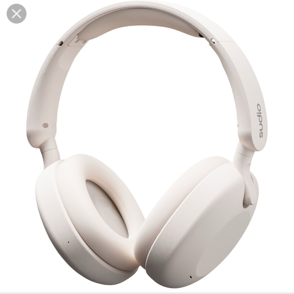 Sudio Wireless Cream Headphones